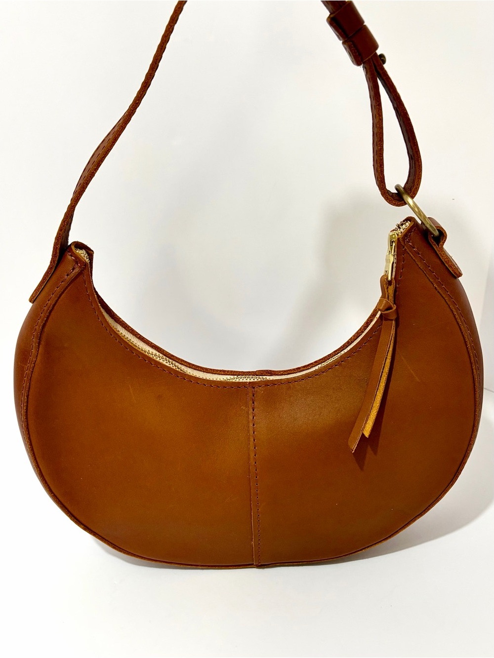 Portland Leather Goods Nora Shoulder Bag in Cognac - Picture 4 of 11